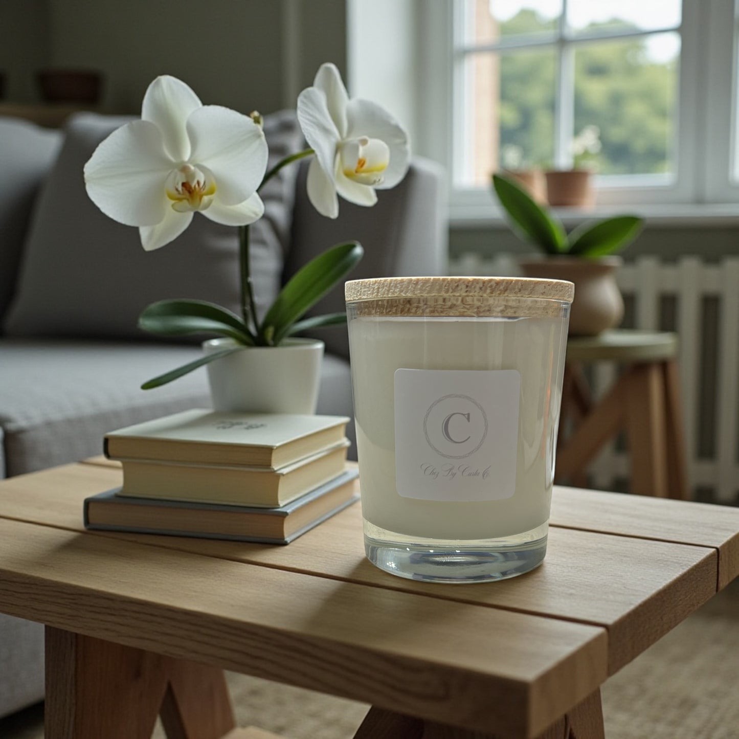 Bougie parfumée - Orchidée Blanche