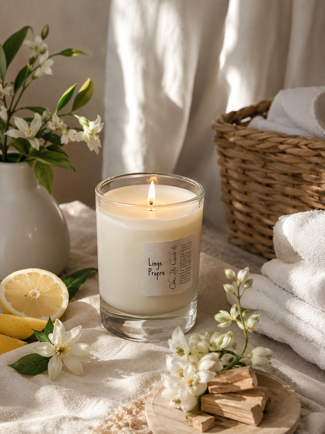 Bougie Parfumée - Linge Propre