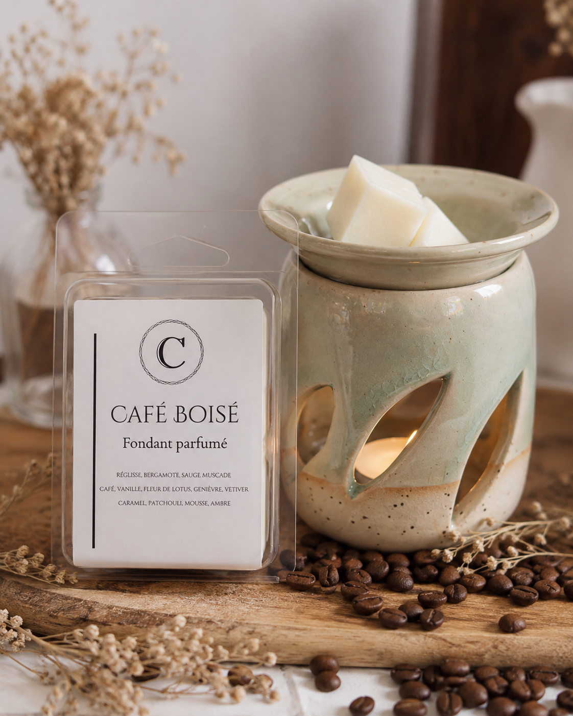 Fondant parfumé – Café Boisé 80g
