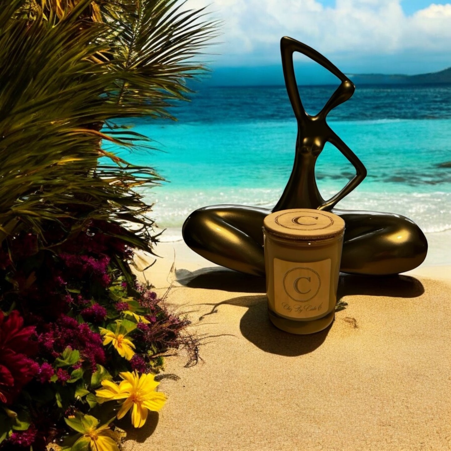 Scented candle - Monoï Peach