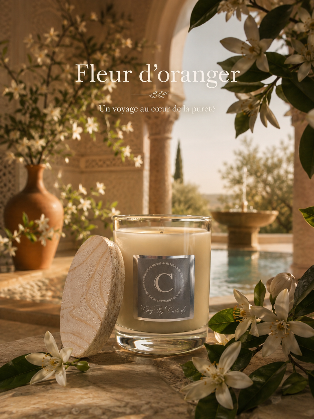 Scented candle - Orange Blossom
