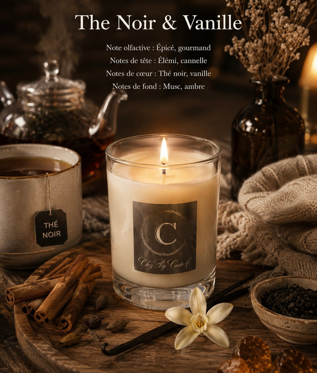 Scented candle - Gaïac Wood