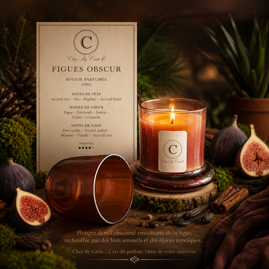 Bougie Parfumée -Figues Obscur