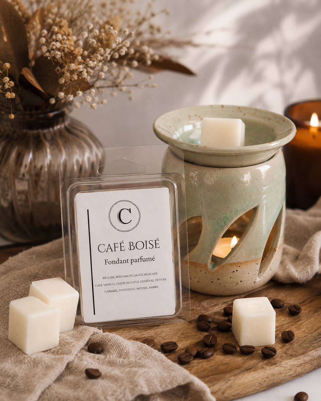 Fondant parfumé – Café Boisé 80g