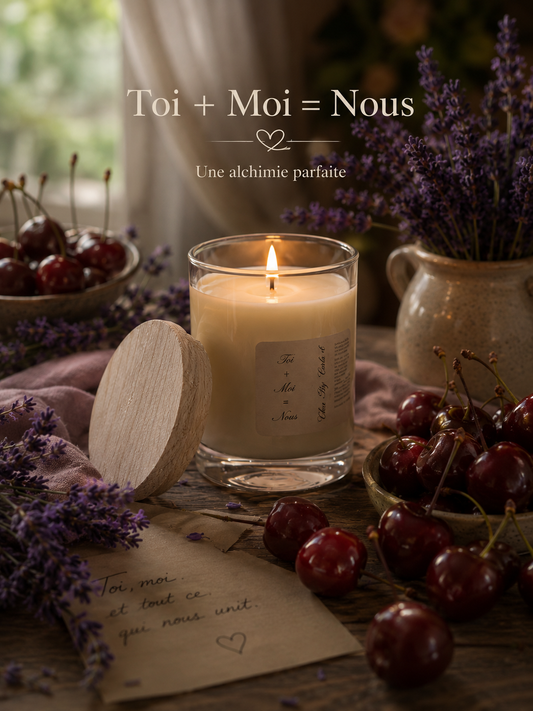 Scented candle - Toi+Moi=Nous