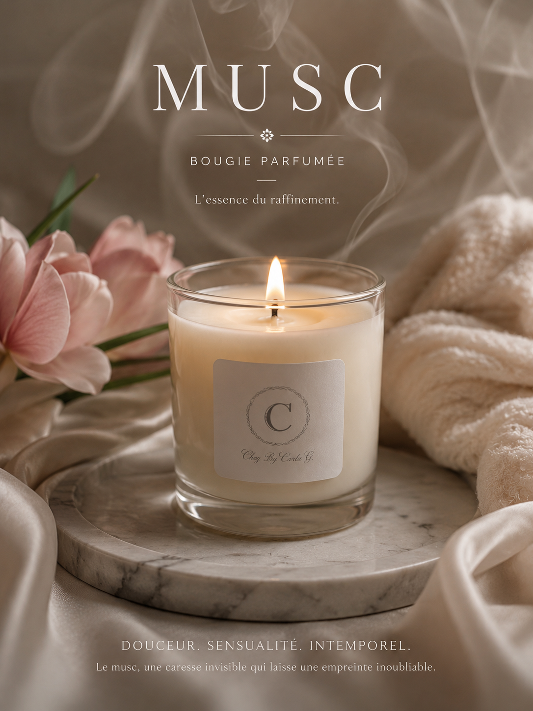 Scented candle - Musk
