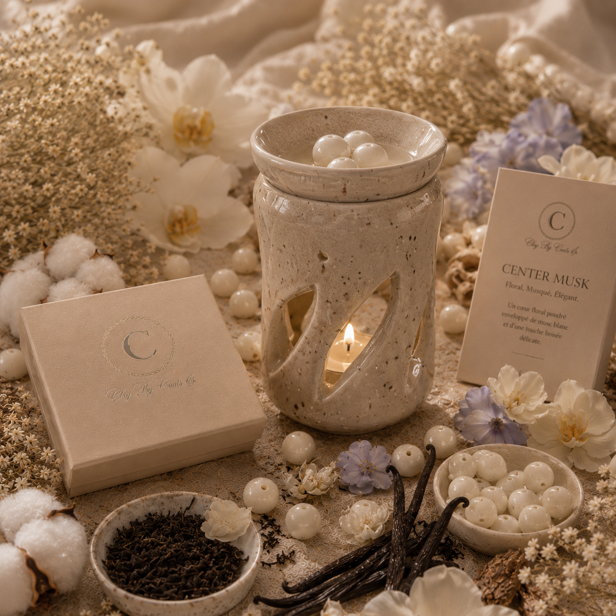 Brûle-parfum, céramique