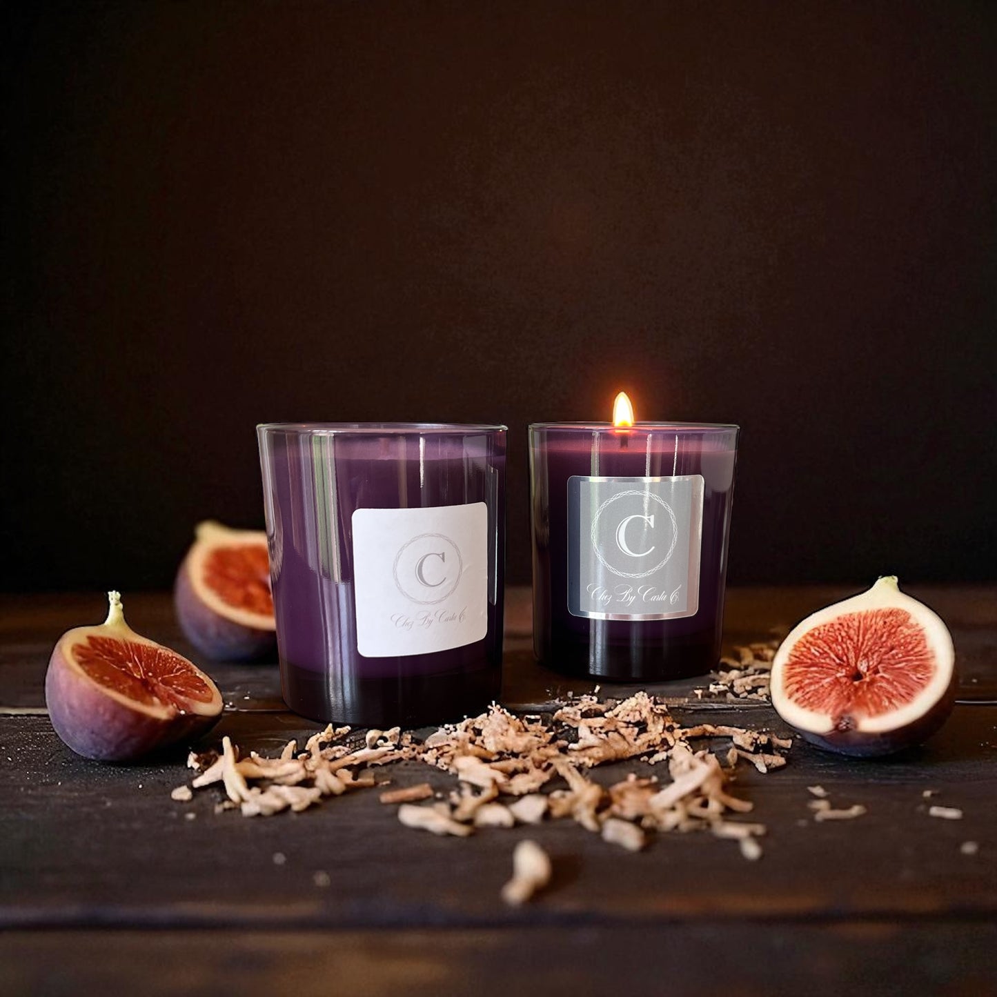 Bougie Parfumée - Figue & Bois d’ailleurs