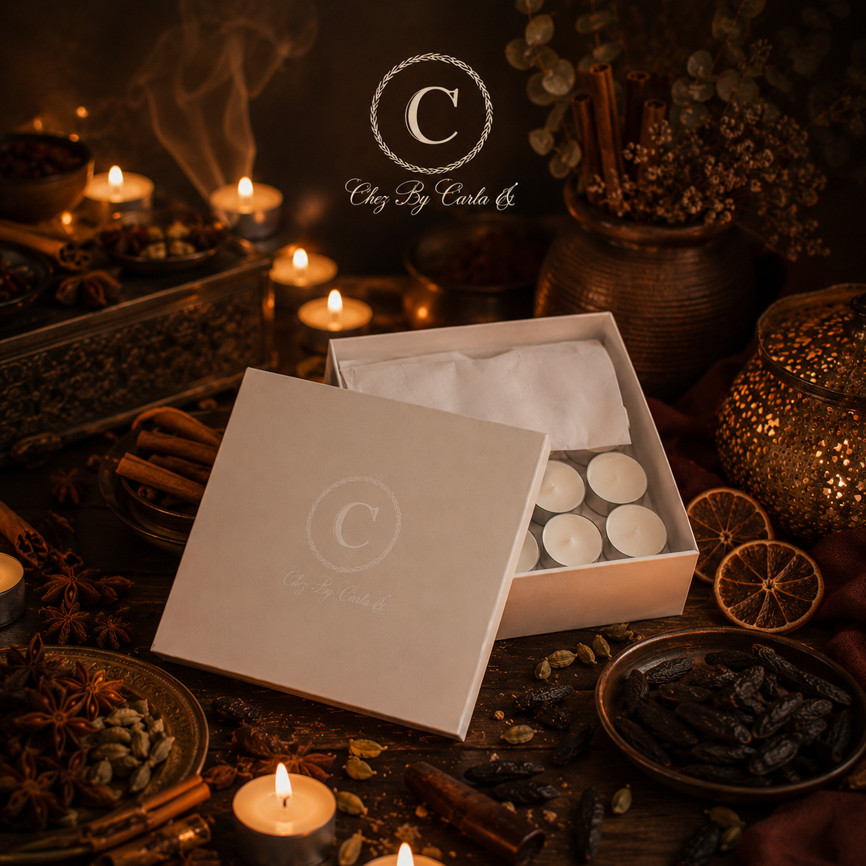 Bougies à réchaud 8 ou 16 pièces 130g/270g