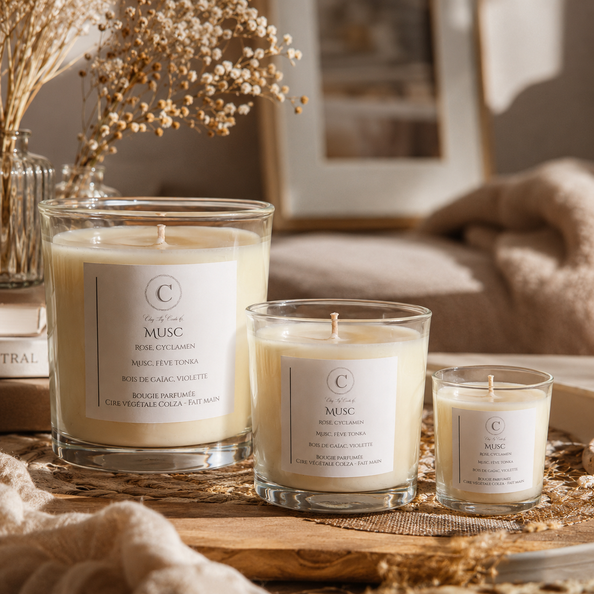 Bougie parfumée - Musc