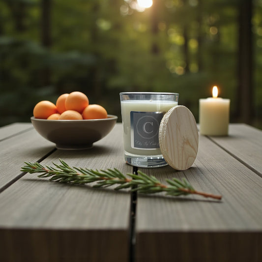 Bougie parfumée - Abricot Romarin