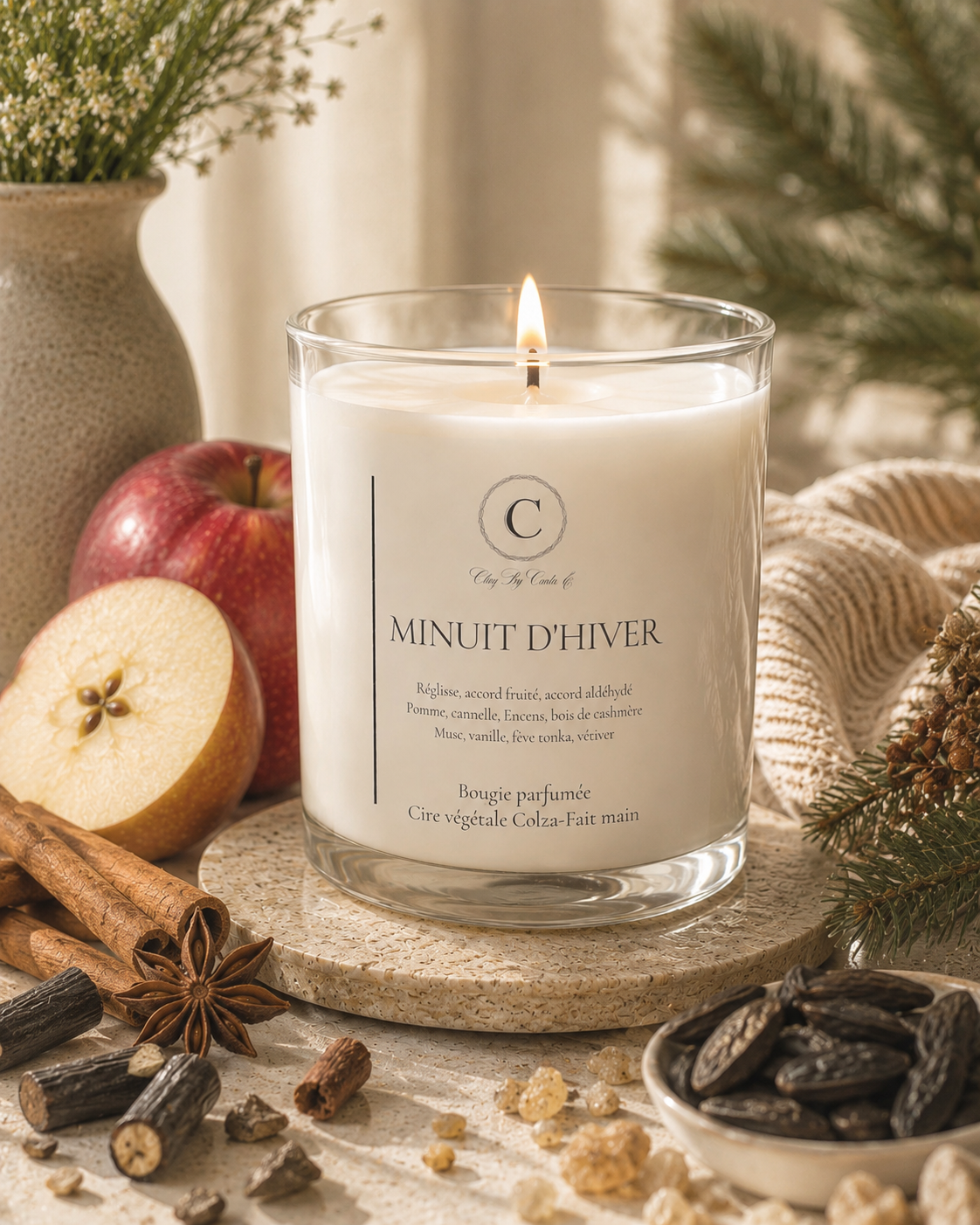 Bougie Parfumée - MINUIT D’HIVER ( Précommande )