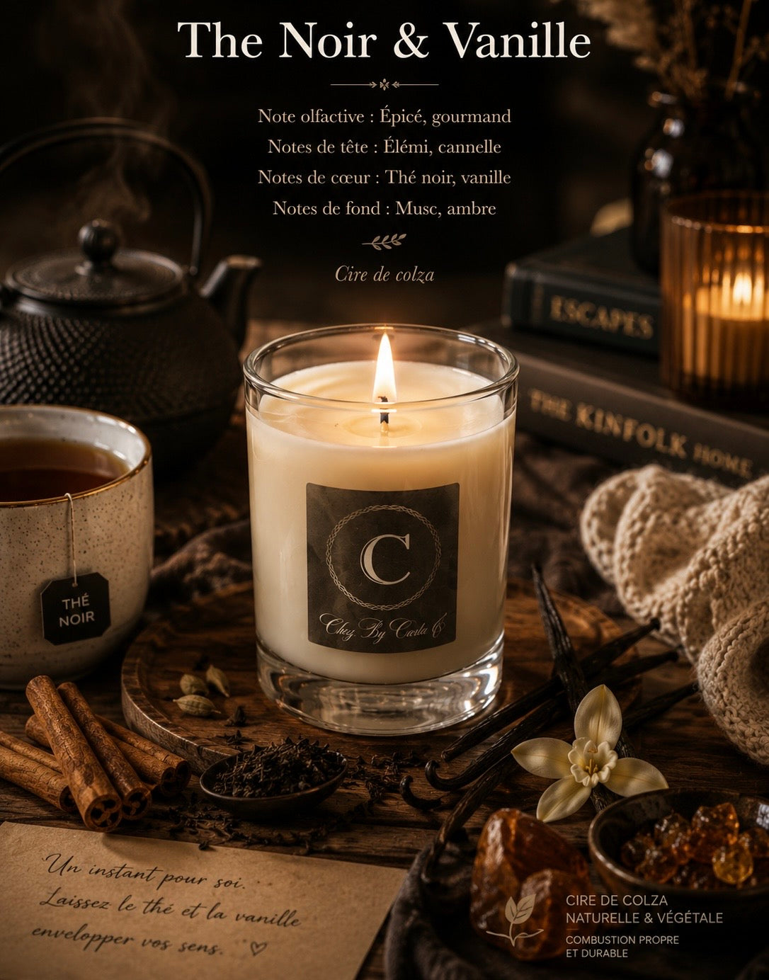 Scented candle - Gaïac Wood