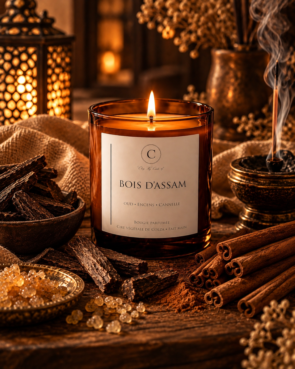 Bougie Parfumée - Bois D’Assam