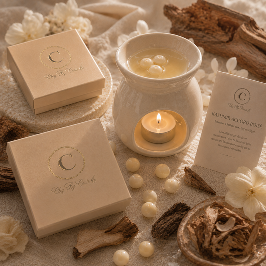 Scented wax bead melts (30g) - Cachemire Woody Accord