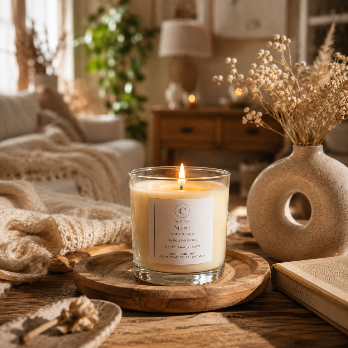 Bougie parfumée - Musc