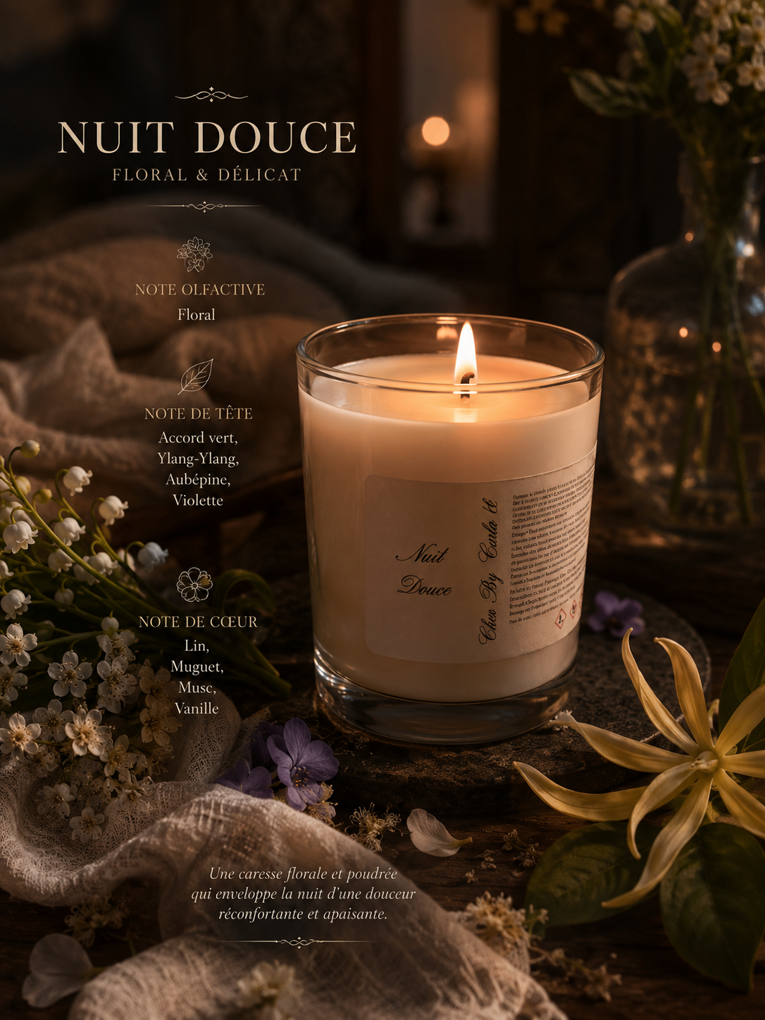 Scented candle - Nuit Douce