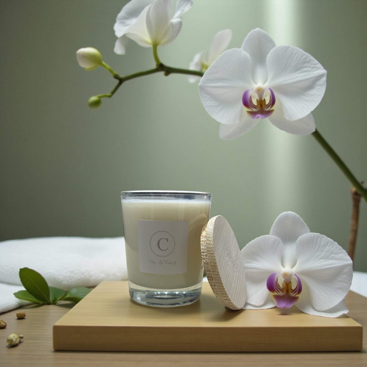 Bougie parfumée - Orchidée Blanche