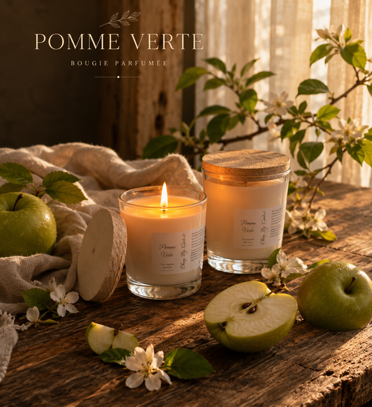 Bougie Parfumée- Pomme Verte