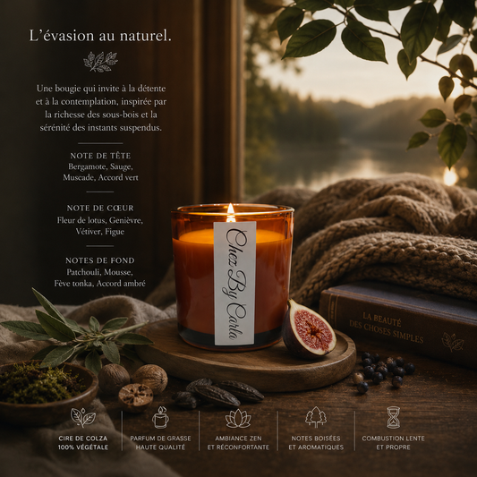 Bougie Parfumée- Bois flotté & Figue
