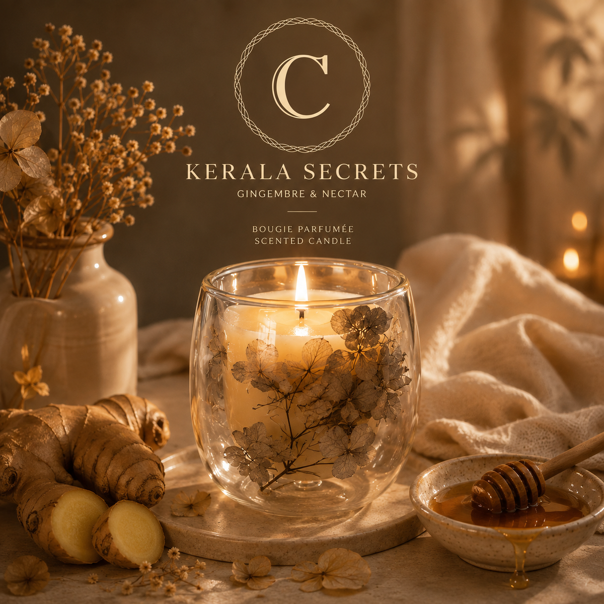 Bougie Parfumée-Kerala Secrets