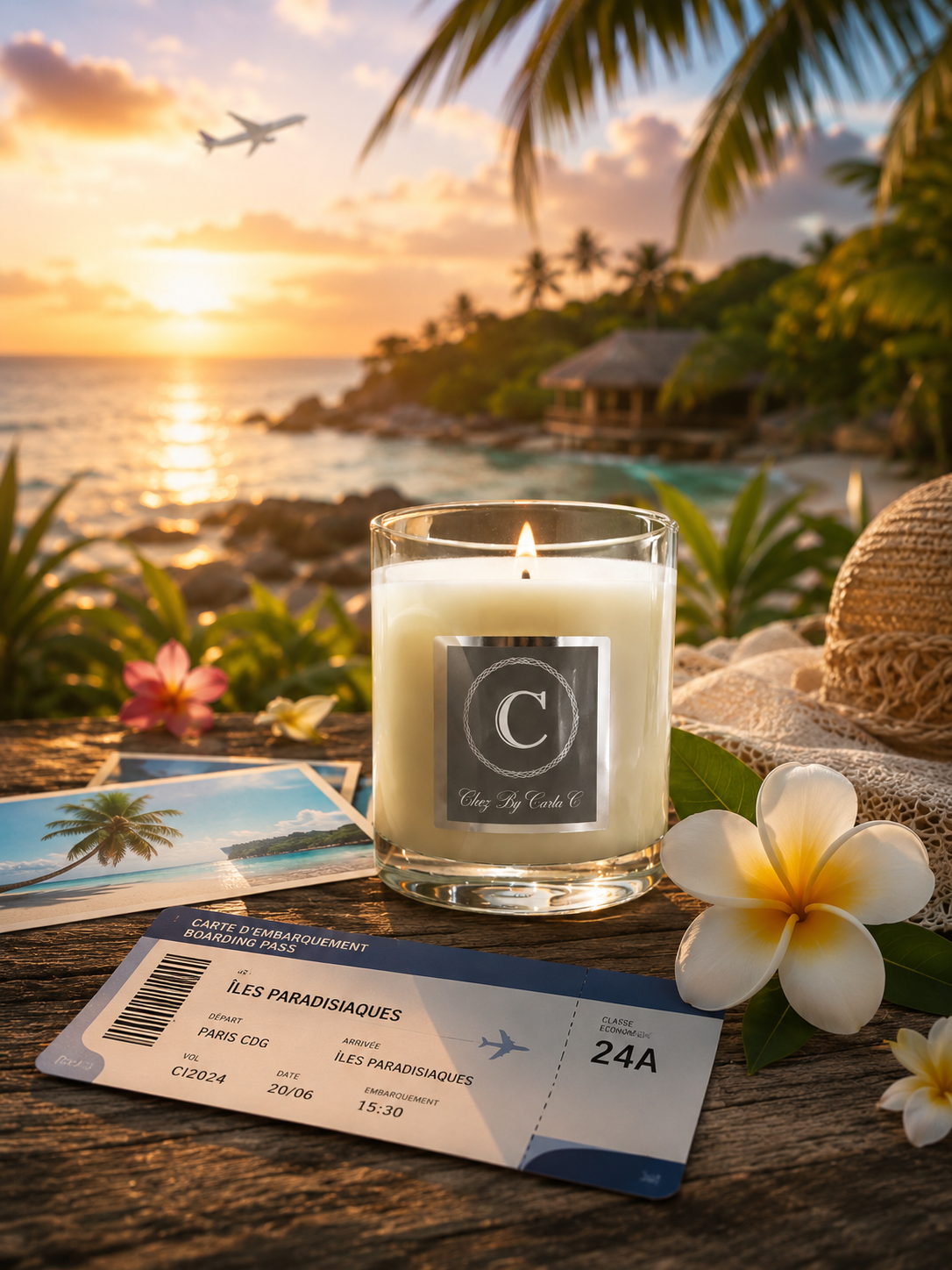 Scented candle - Island flower