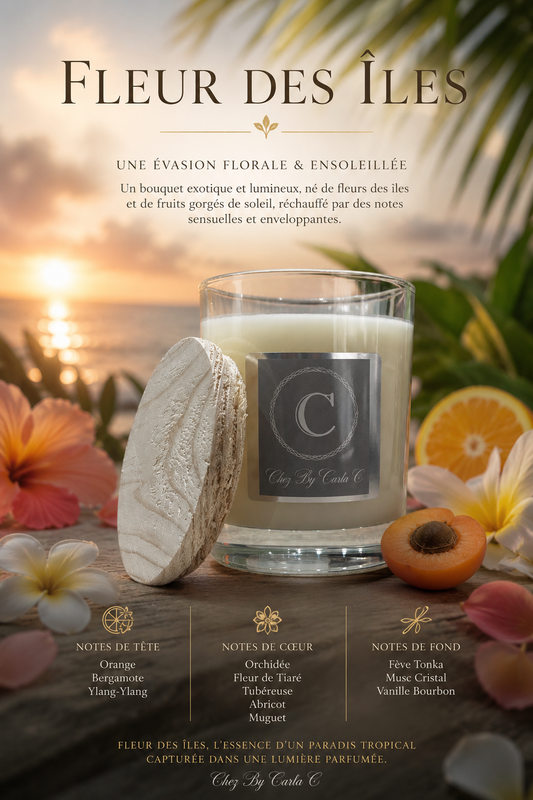 Scented candle - Island flower
