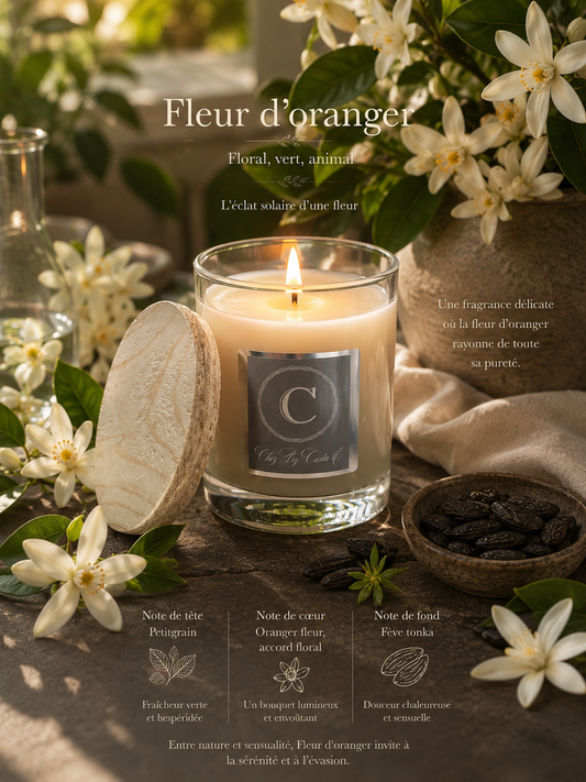 Scented candle - Orange Blossom