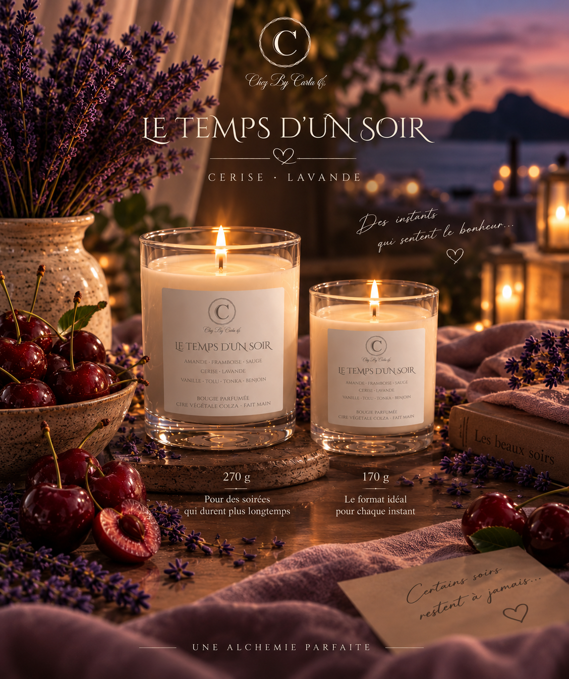 Scented candle - Toi+Moi=Nous