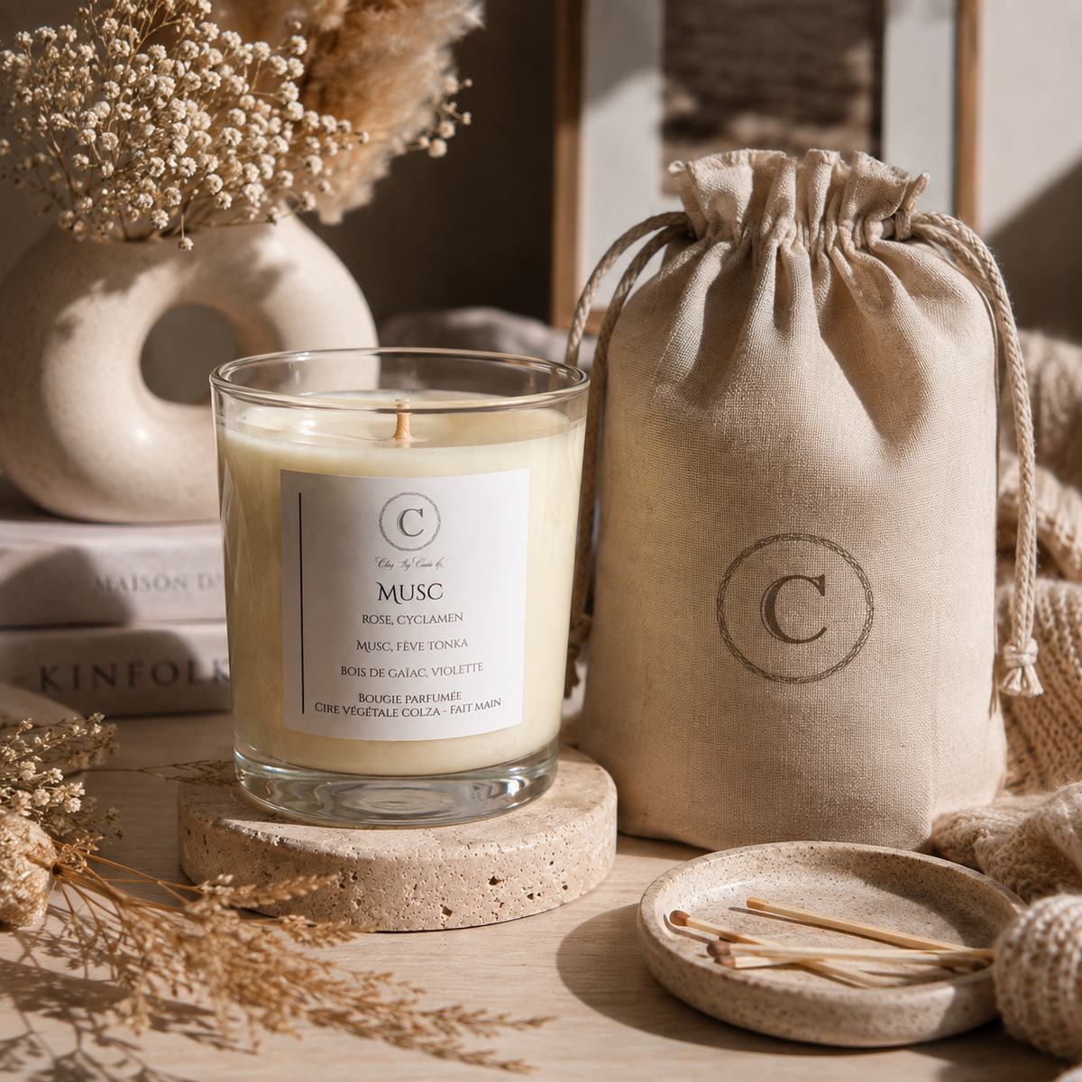 Bougie parfumée - Musc