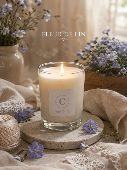 Scented candle - Linen Flower