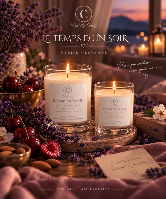 Bougie Parfumée - LE TEMPS D’UN SOIR