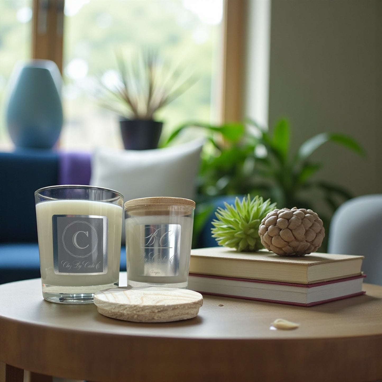 Bougie parfumée - Fraîcheur d'été Menthe Basilic