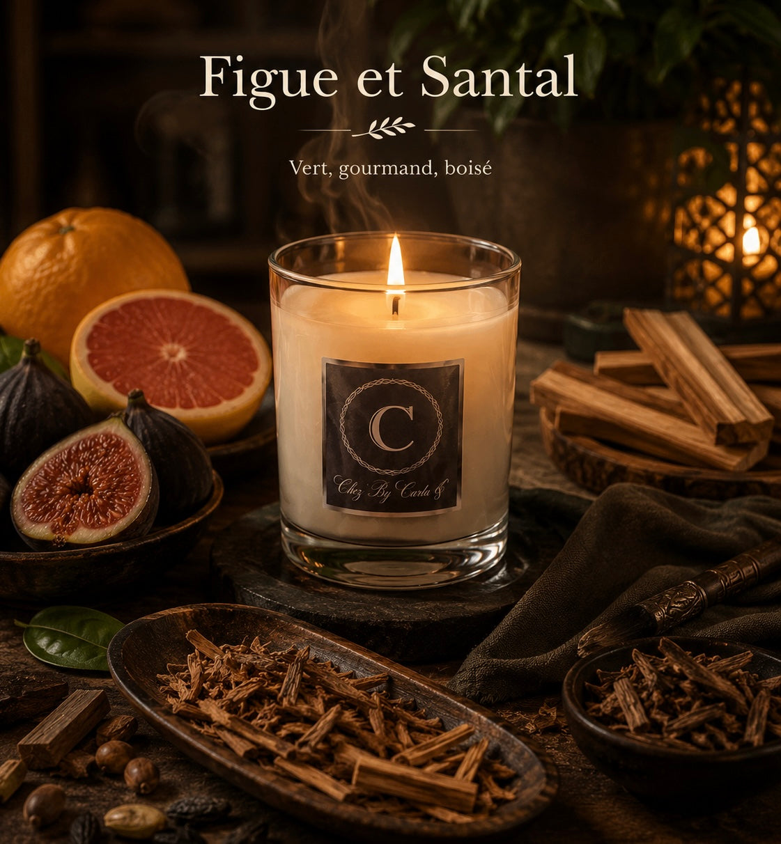 Bougie parfumée - Figue & Santal