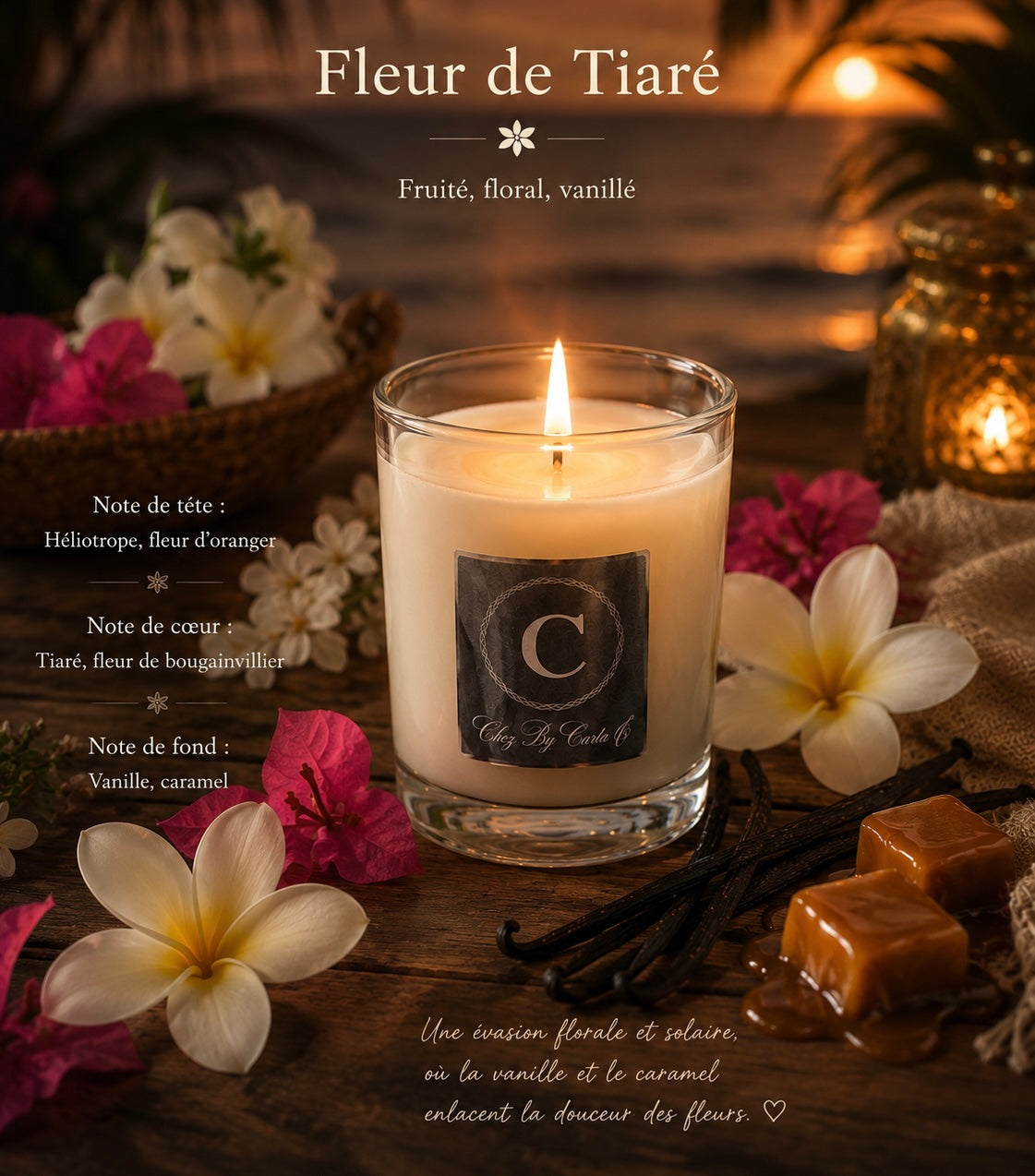 Scented candle - Gaïac Wood