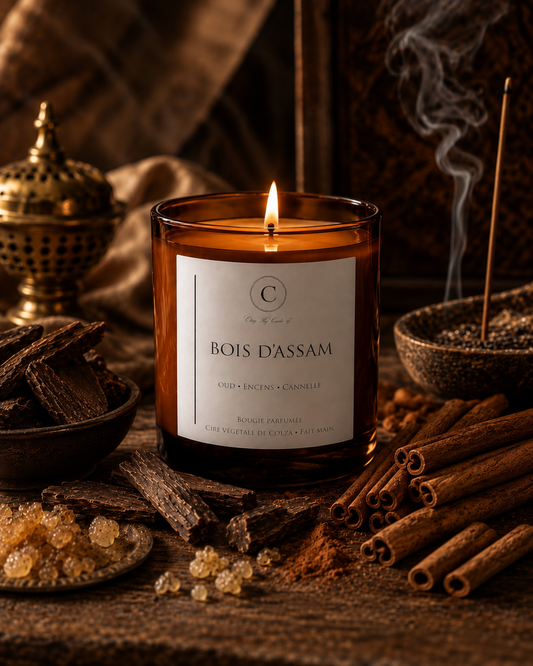 Bougie Parfumée - Bois D’Assam ( Précommande )