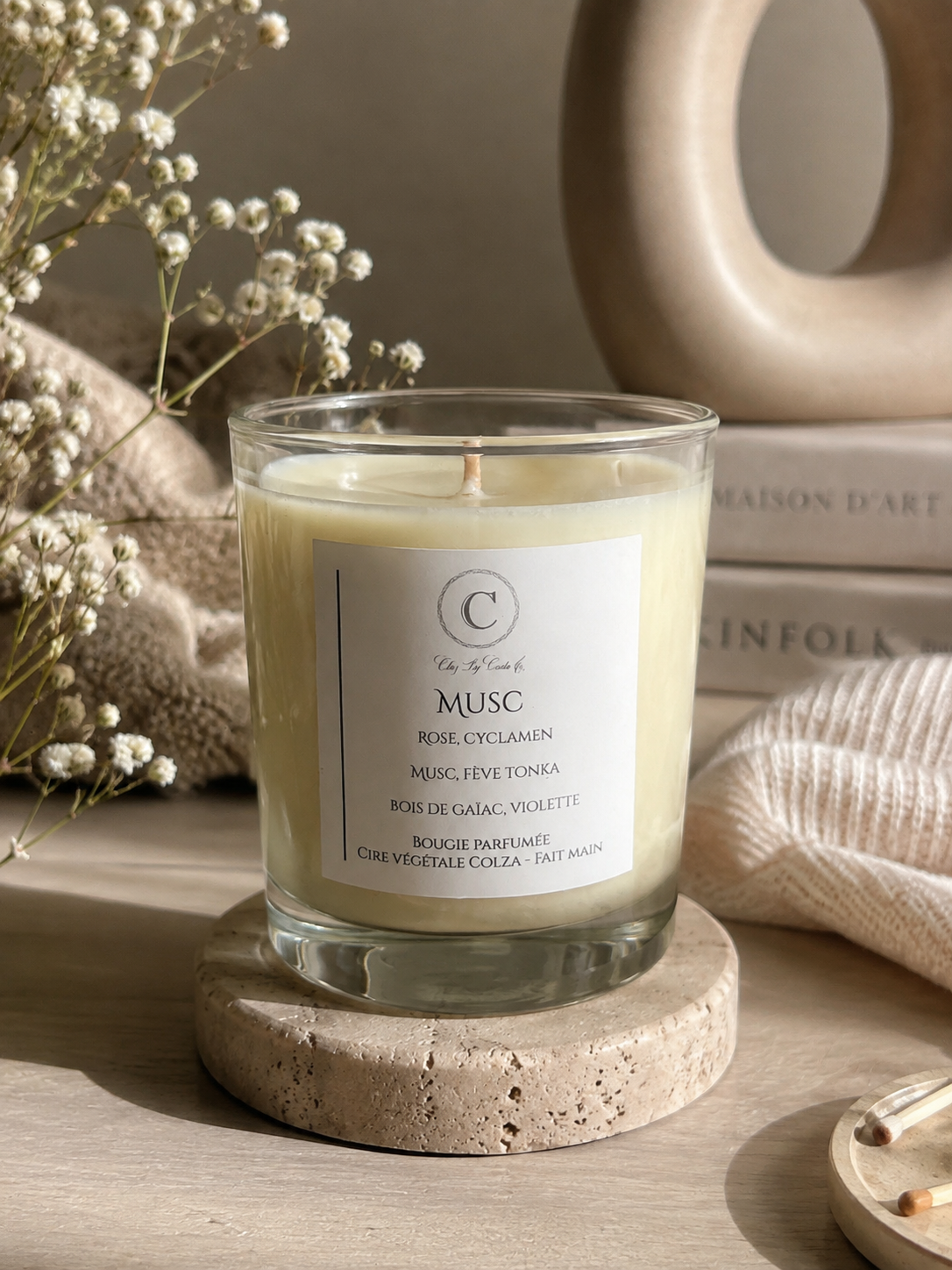 Bougie parfumée - Musc