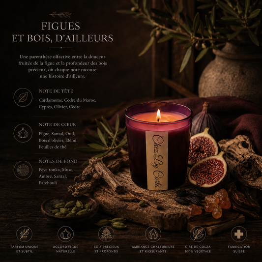 Bougie Parfumée - Figue & Bois d’ailleurs